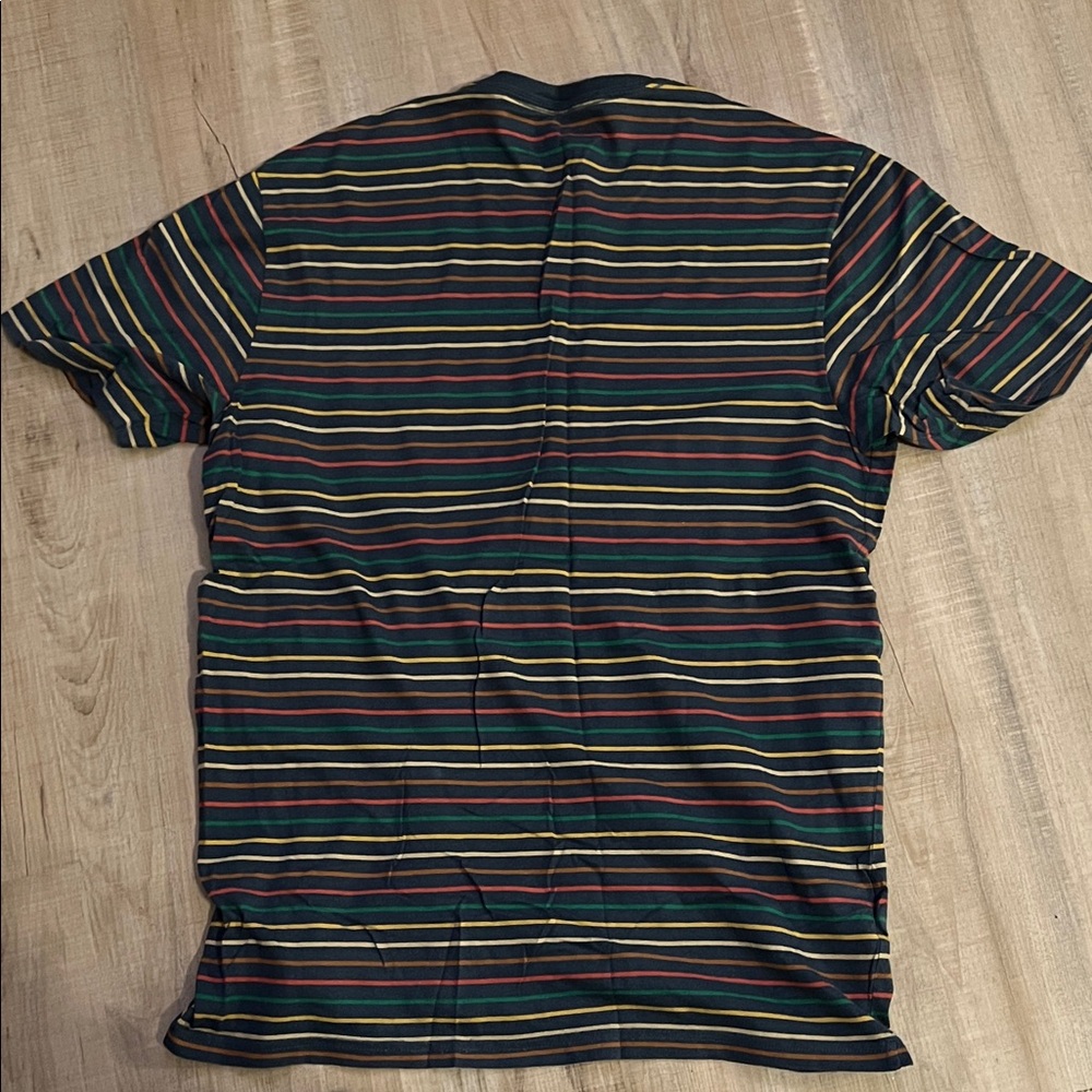 Eddie Bauer Multicolor Striped Short Sleeve Tee - Picture 3 of 5